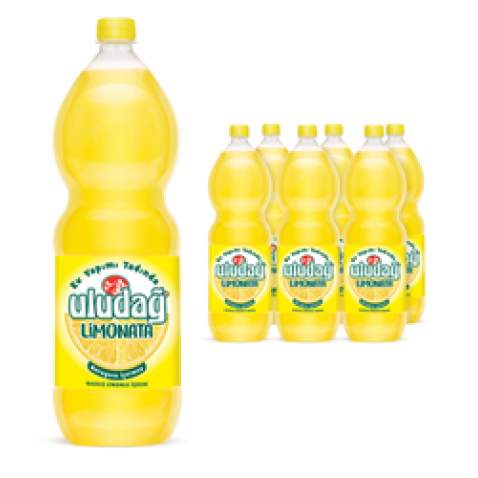 Uludağ Limonata Pet 2' LT. 6'lı Paket